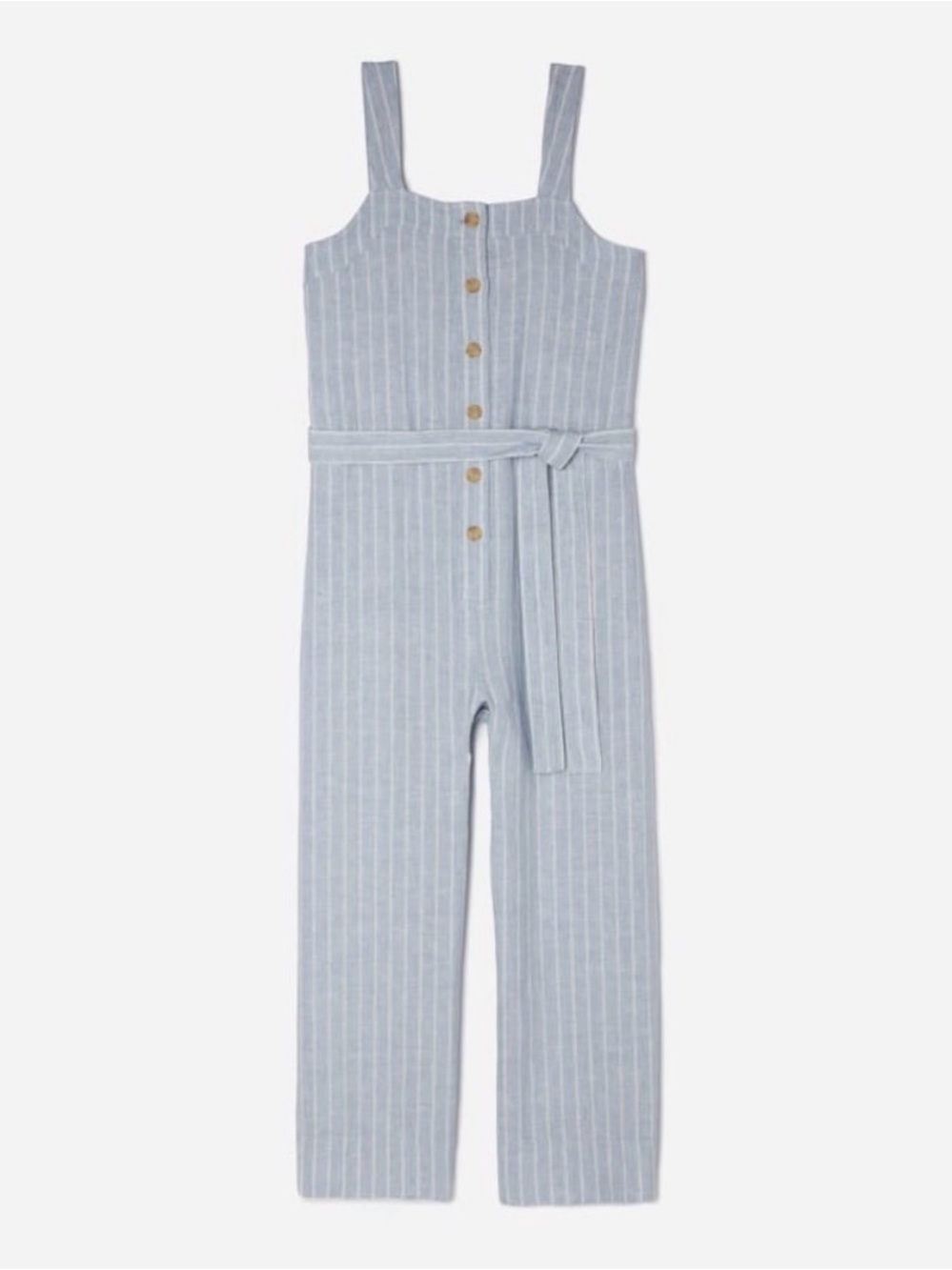 Everlane Linen Tie-Waist Jumpsuit - Picture 3 of 8